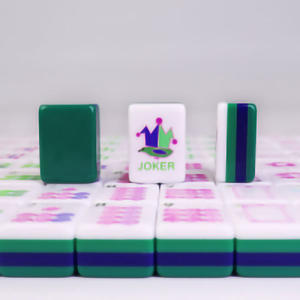 American Mahjong Set, Christmas Tiles, Large Size, Acrylic and Melamine, for 4 Players