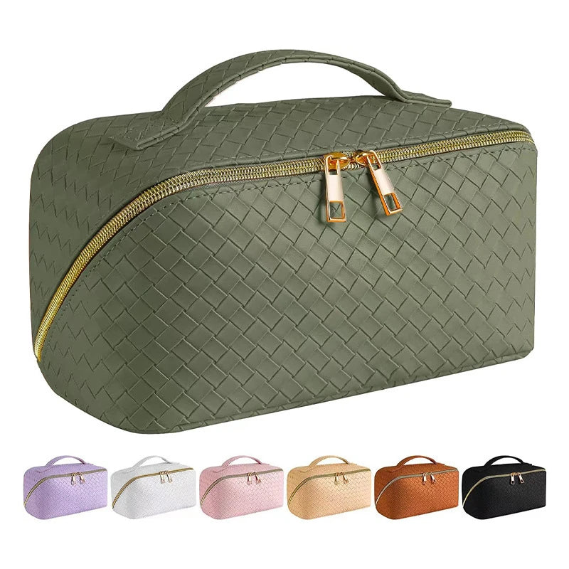 American Mahjong Tile Bag, PU Leather, Waterproof, Ultra Light Portable Storage Bag, view 2