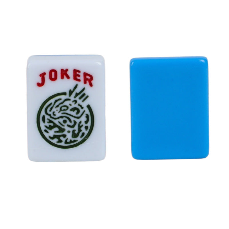 American Mahjong Set, 160 Tiles, 30mm Acrylic, for 4 Players, Sky Blue, view 2