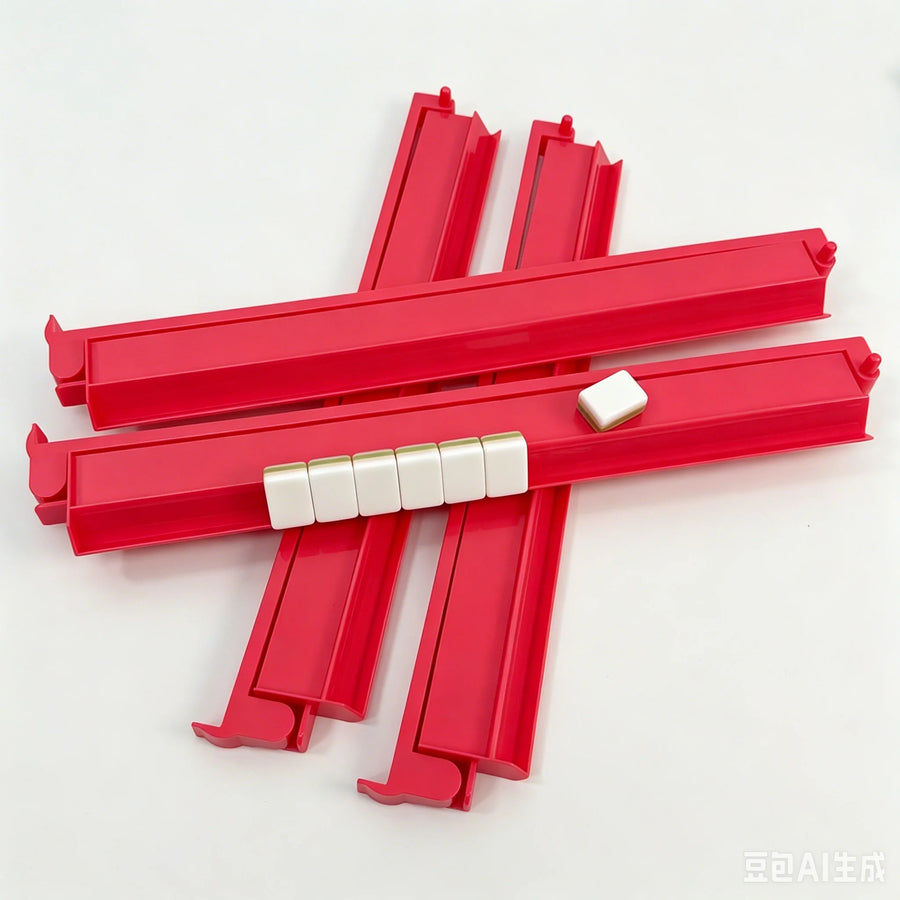 Mahjong Racks and Pushers in Acrylic, Clear, Tortoiseshell or Multicolor, view 11