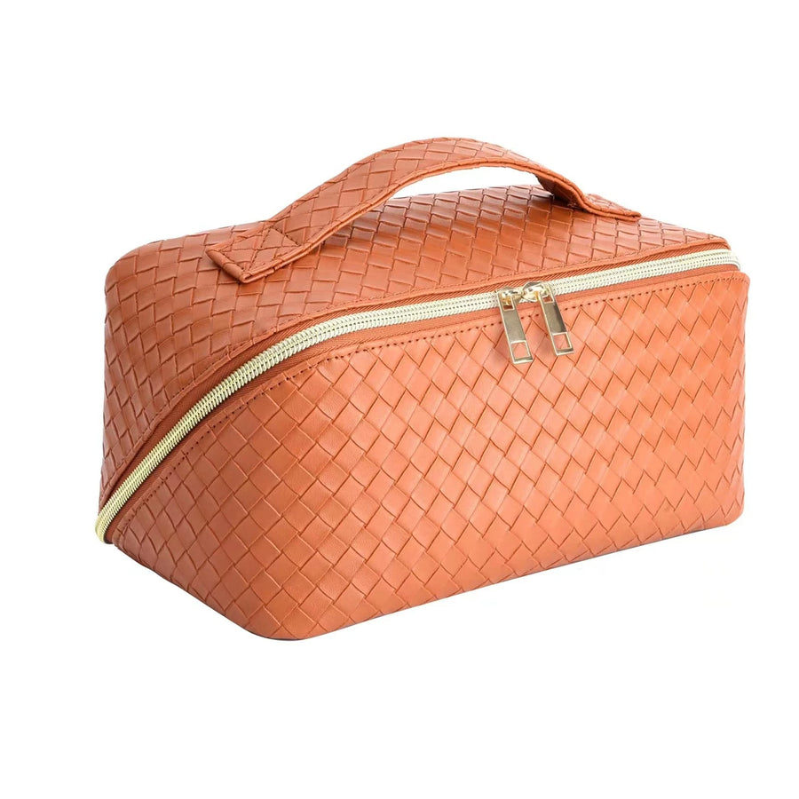 American Mahjong Tile Bag, PU Leather, Waterproof, Ultra Light Portable Storage Bag, view 10