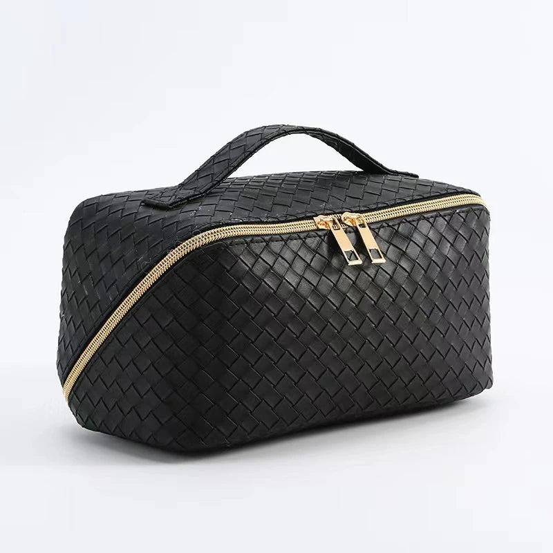 American Mahjong Tile Bag, PU Leather, Waterproof, Ultra Light Portable Storage Bag