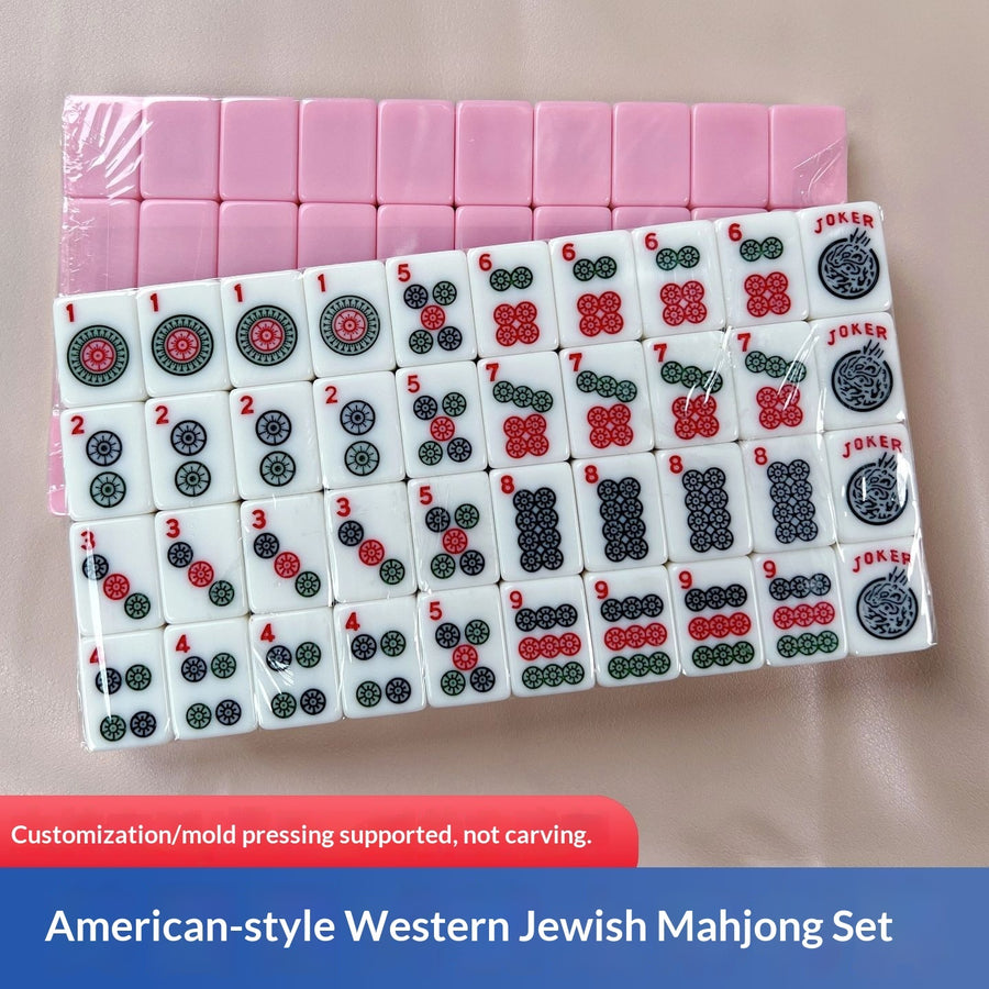 American Mahjong Set, 166 Piece 30mm Melamine Tiles, for 4 Players, view 2