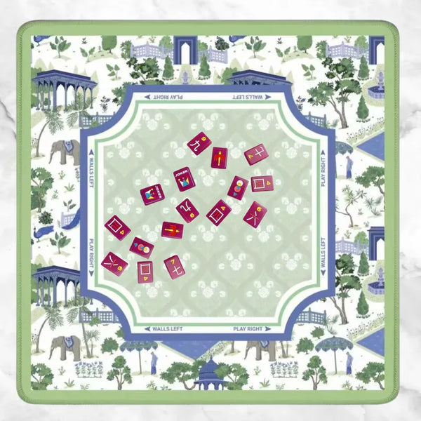 Mahjong Mat, 31.5 x 31.5 Inch Foldable Natural Rubber, Non-Slip, Noise Reducing, Waterproof