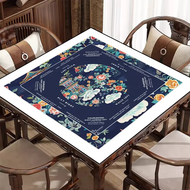Mahjong Mat, Modern Non-Slip Rubber, Noise Reducing, Odor Free, Easy to Clean, view 10