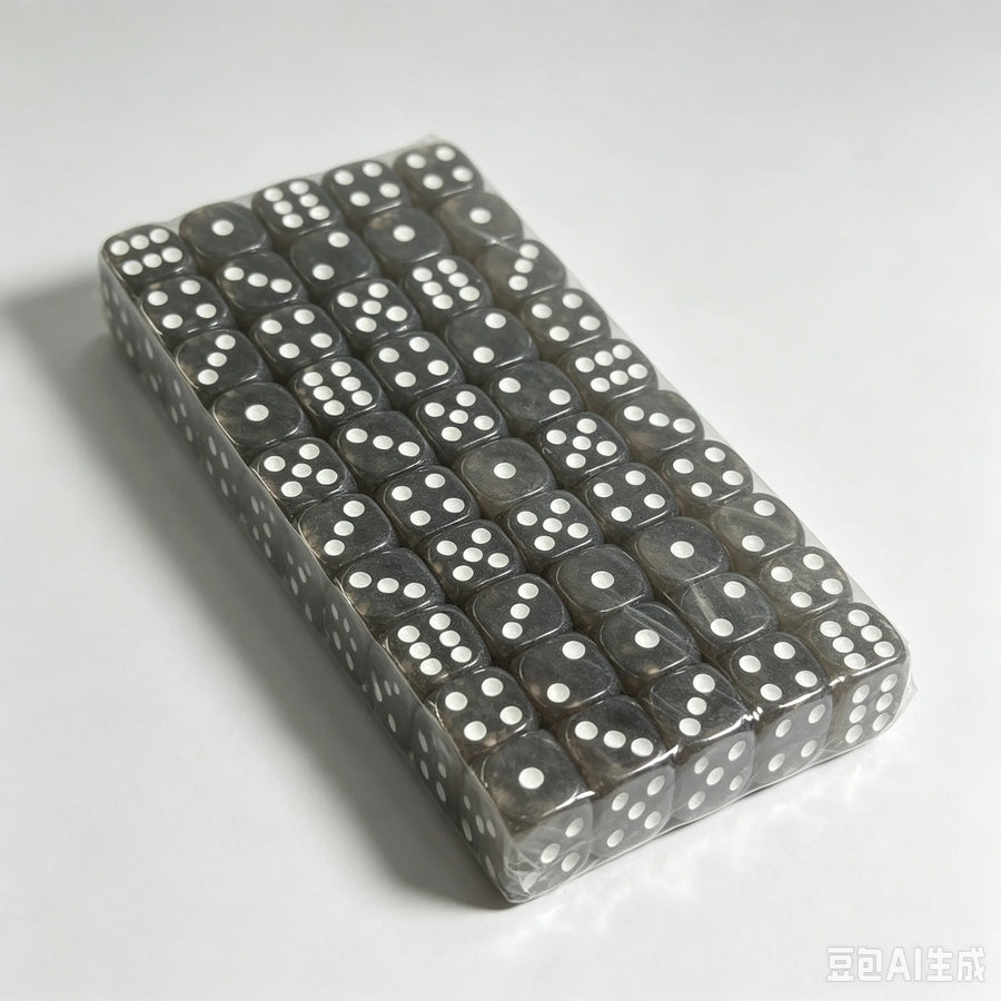 Mahjong Dice, 16mm, 100 Pieces per Set, Multiple Colors for Board Games, view 11