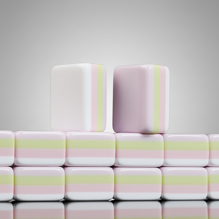 American Mahjong Set, 160 Tiles, 4 Layer Acrylic, Lavender Purple Lilac, view 2