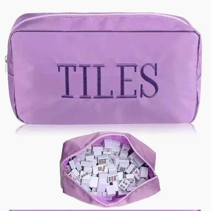 Mahjong Tile Storage Bag, Large Capacity Handheld Bag, Multiple Colors, view 9