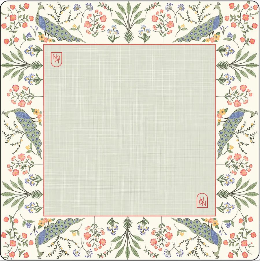 American Mahjong Mat, 31.5 Inch Rubber, Non-Slip, Noise Reducing Table Mat