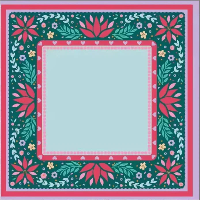 American Mahjong Mat, Foldable Waterproof Rubber Tablecloth, Portable, Pink and Gold, view 3