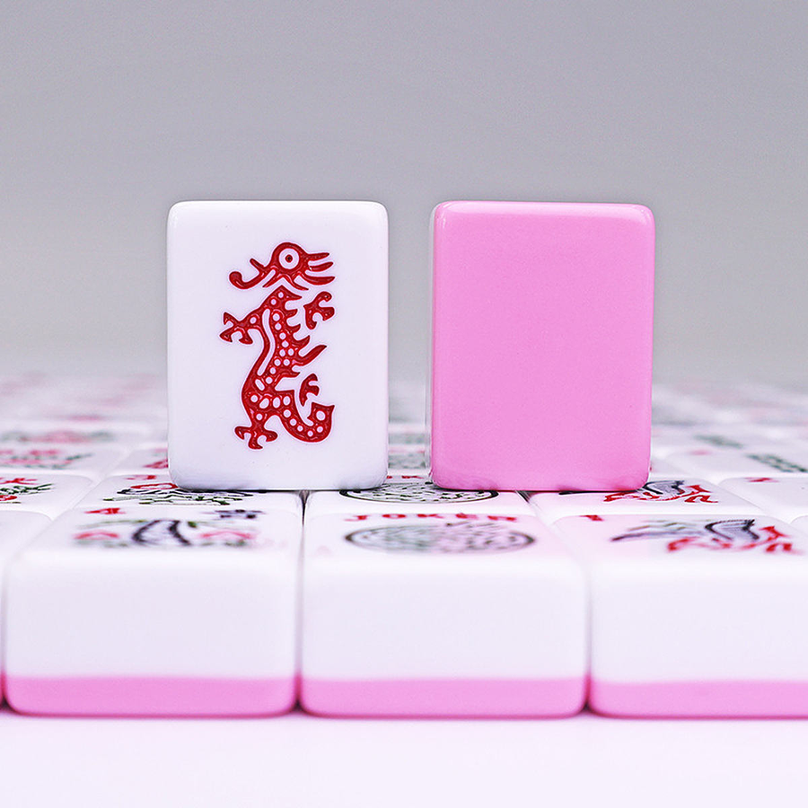 American Mahjong Set, 166 Engraved Melamine Tiles, Wear-Resistant, view 2