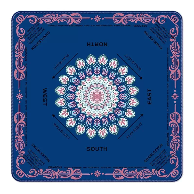 American Mahjong Mat, Square Rubber Table Cover, Non-Slip, Noise Reducing, view 6