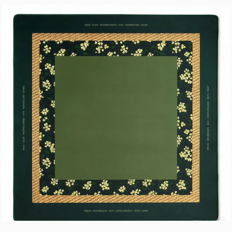 American Mahjong Table Mat for 4 Players, Non-Slip Rubber, Locked Edges, Quiet, view 6