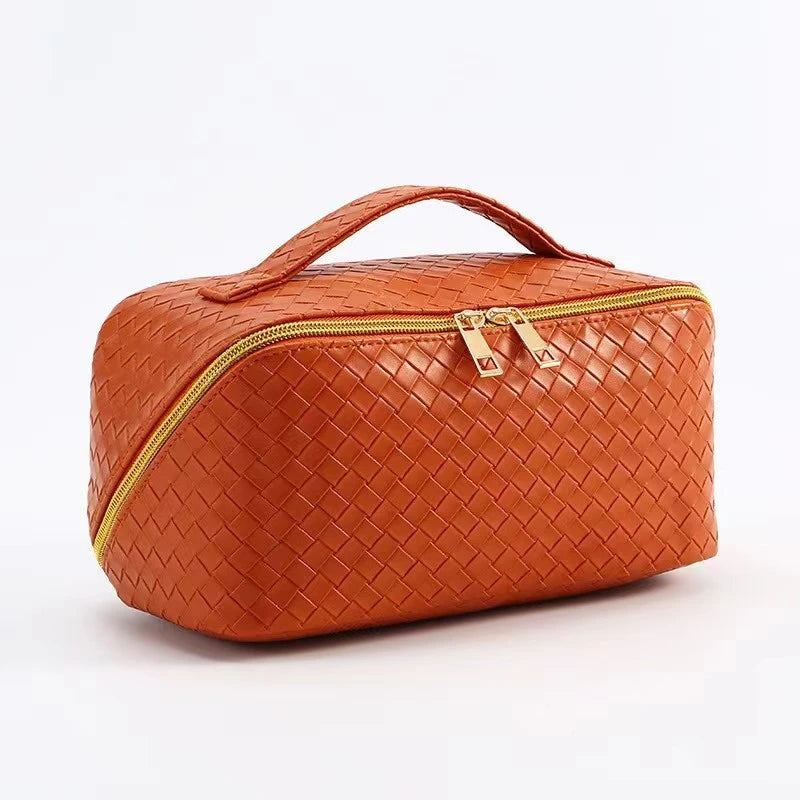 American Mahjong Tile Bag, PU Leather, Waterproof, Ultra Light Portable Storage Bag, view 11