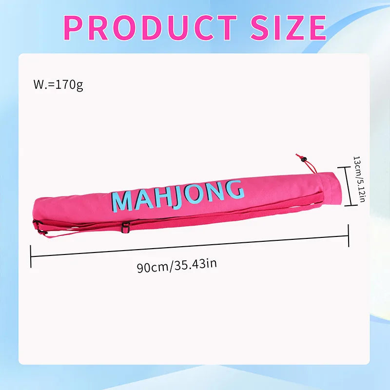 Mahjong Storage Handbag, Polyester Canvas Large Capacity Multi-Functional Travel Bag, view 3