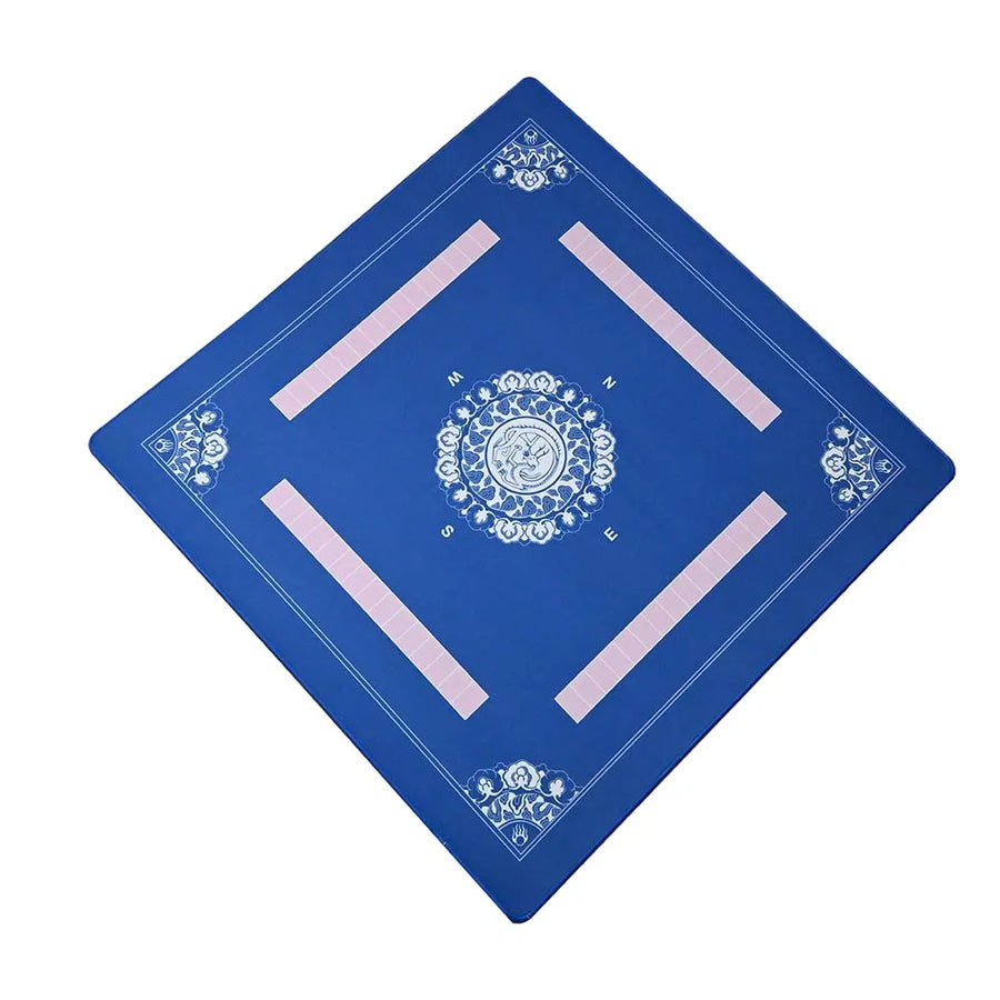 Mahjong Table Mat, 31.5 x 31.5 Inch (80 cm) Rubber and Tech Fabric, 2 mm Thick, Non-Slip, Waterproof, view 5