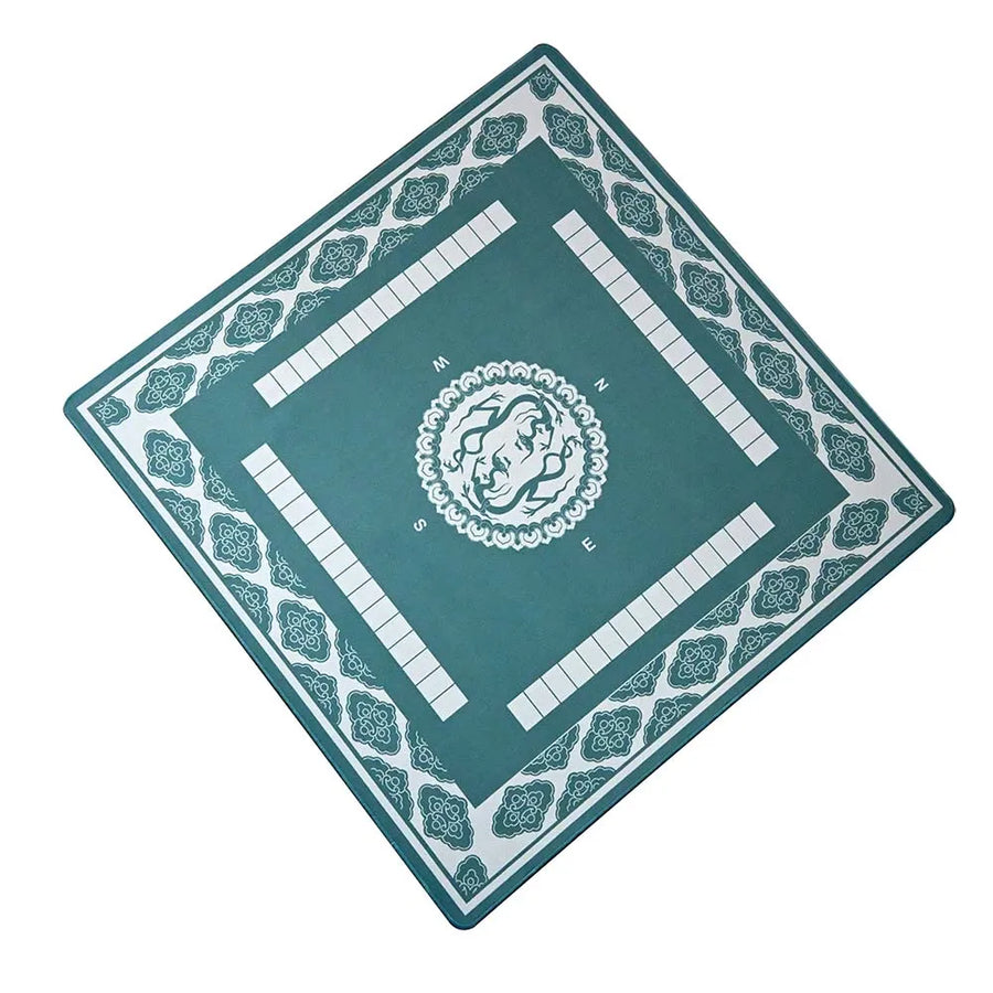 Mahjong Table Mat, 31.5 x 31.5 Inch (80 cm) Rubber and Tech Fabric, 2 mm Thick, Non-Slip, Waterproof, view 7