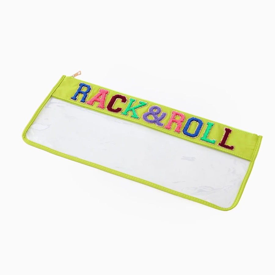 Mahjong Storage Bag with Embroidered Letters, Large Capacity Portable Travel Bag, view 12