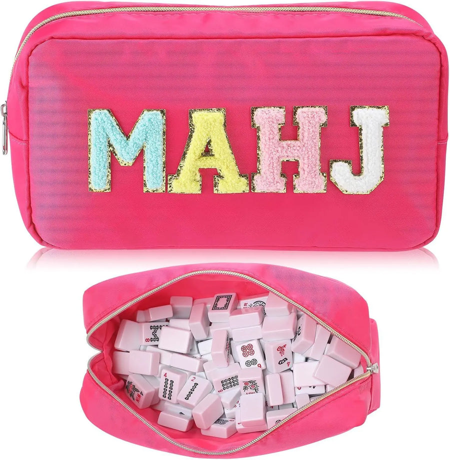 Mahjong Tile Storage Bag, Large Capacity Handheld Bag, Multiple Colors, view 10