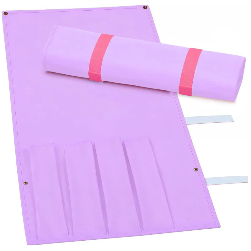 Mahjong Rack Bag, Roll-Up Cloth Protective Sleeve for Mahjong Racks and Pushers, view 10