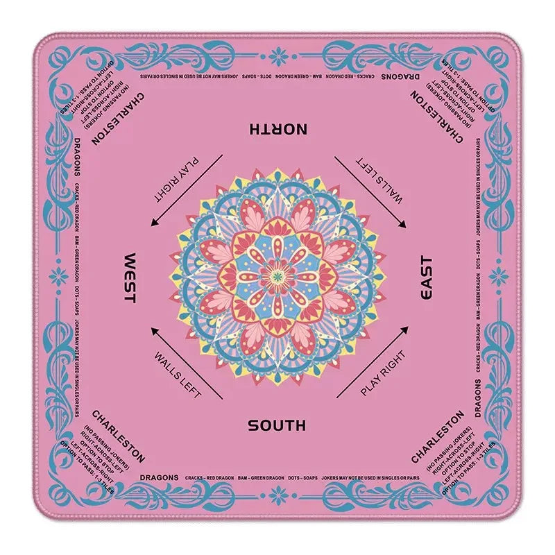 American Mahjong Mat, Square Rubber Table Cover, Non-Slip, Noise Reducing, view 7
