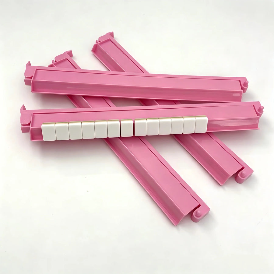Mahjong Racks and Pushers in Acrylic, Clear, Tortoiseshell or Multicolor, view 9
