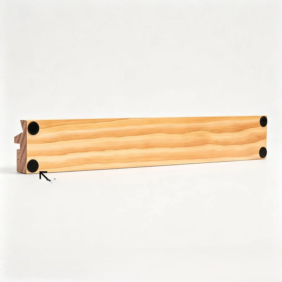Mahjong Racks with Magnetic Pushers, Set of 4, Wood Tile Display Racks, Portable, view 4