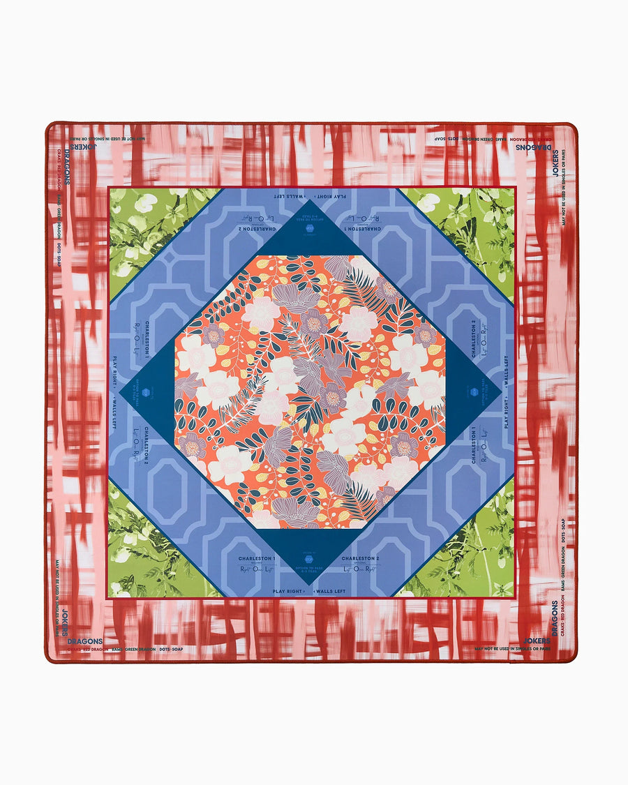 Mahjong Mat with Storage Bag, 33 Inch Neoprene, 3 mm, Stitched Edge, Waterproof, Off-White Honey, view 8