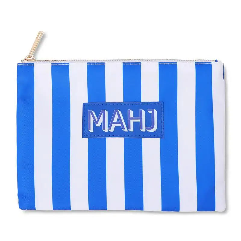 Mahjong Tote Bag with Zipper, Foldable Waterproof Nylon, Portable Storage Pouch, view 7