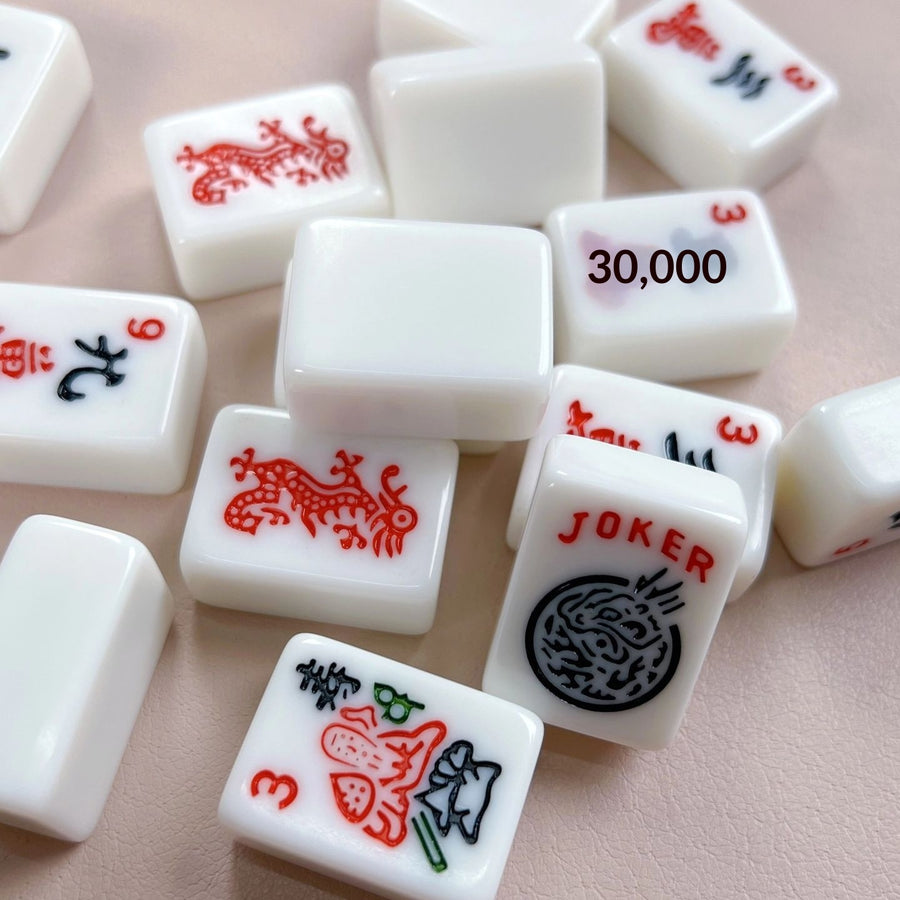 American Mahjong Set, 166 Piece 30mm Melamine Tiles, for 4 Players, view 3