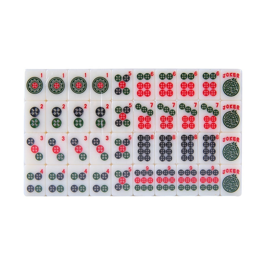 American Mahjong Set, Mini Travel Melamine Tiles, for Outdoor Play, view 4