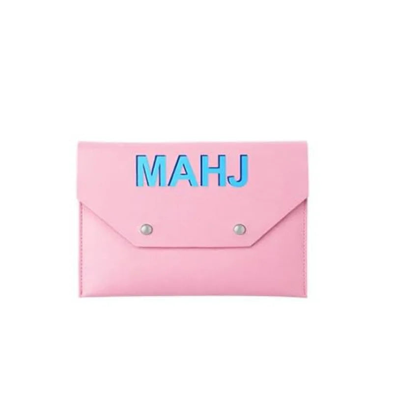 Mahjong Card Holder, PU Leather Protective Case, Expandable, Lightweight, view 8