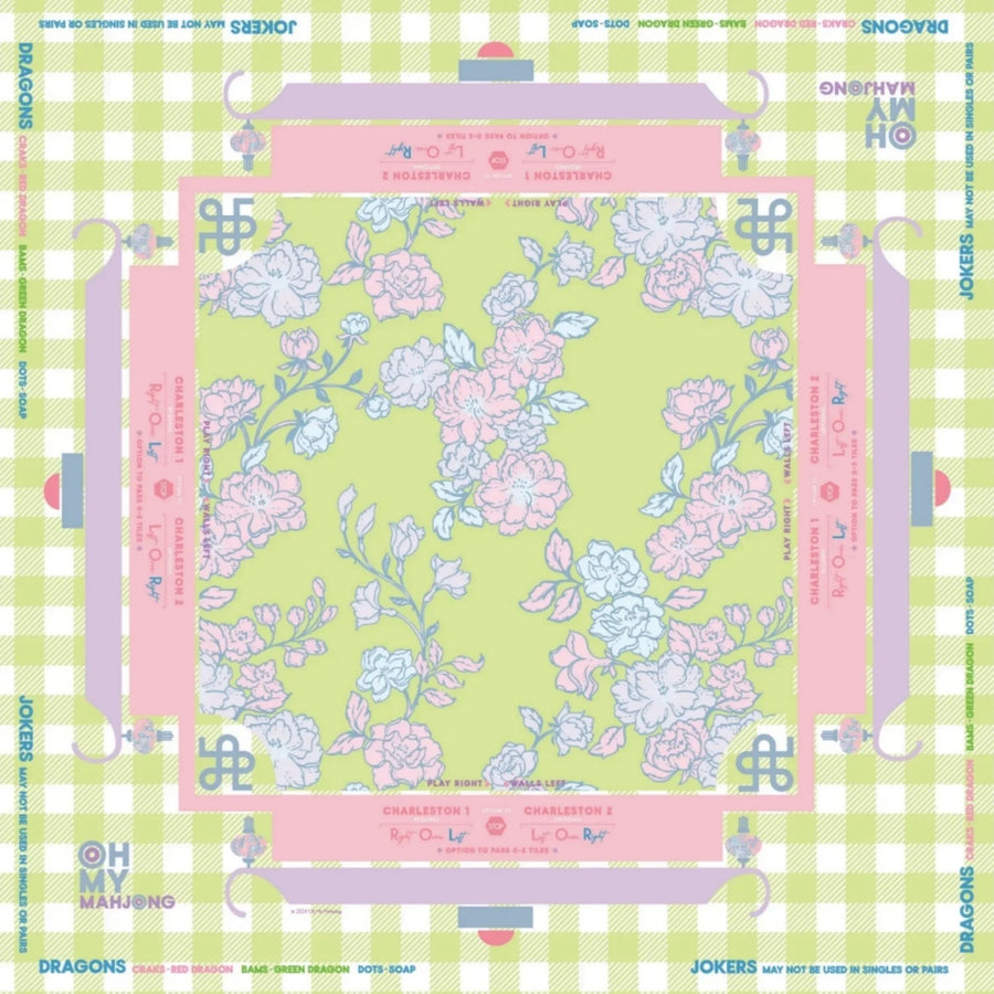 Mahjong Mat, Modern Flannel Table Mat, Non-Slip, Noise Reducing, view 4