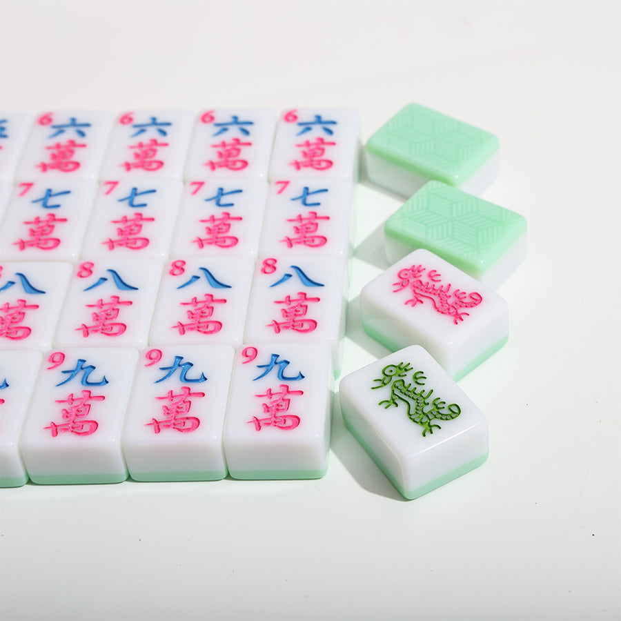 American Mahjong Tiles, Mini Size Acrylic Tile Set, Multi Color, view 4