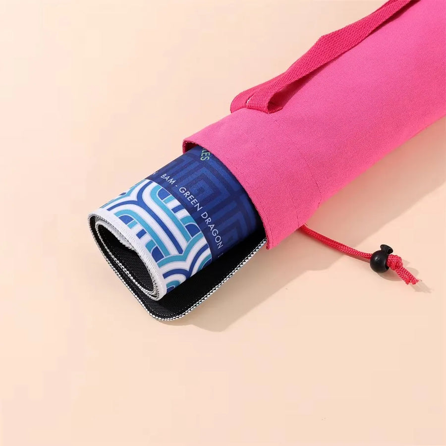 American Mahjong Mat Carry Bag, MAHJONG Print, Drawstring with Adjustable Strap, Foldable, view 2