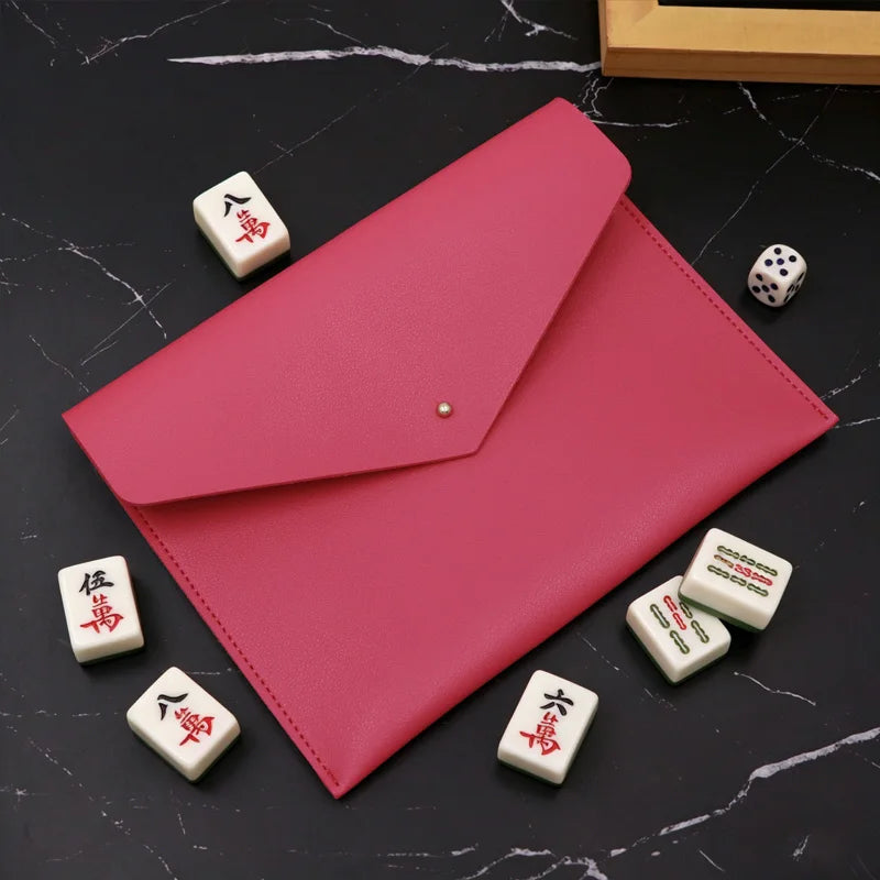 Mahjong Card Holder, Colorful Protective Cover Case for Mahjong Rules Scorecard, view 6