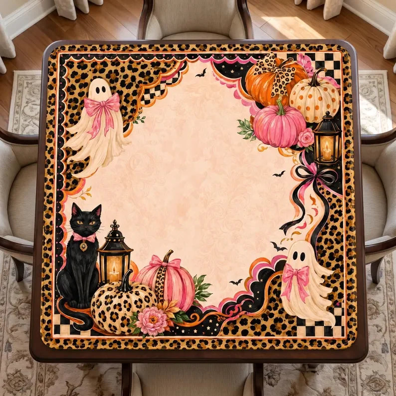 American Mahjong Mat with Storage Bag, Neoprene, Non-Slip, Noise Reducing, Boho Mandala Floral