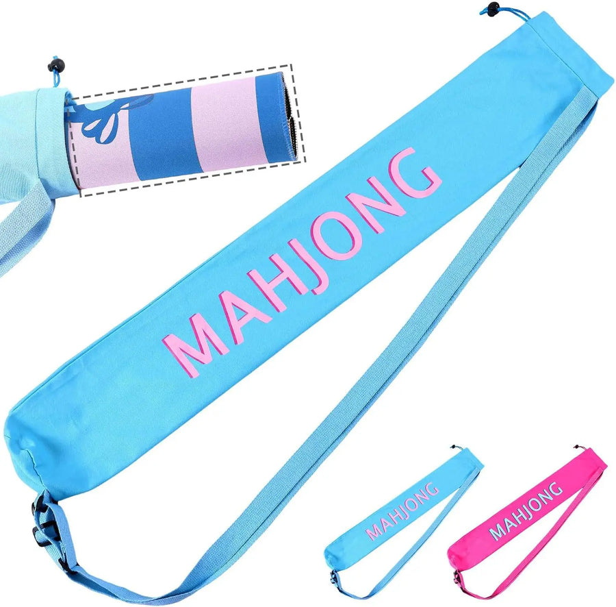 Mahjong Tote Bag, Large Capacity Multi-Functional Portable Travel Storage Bag