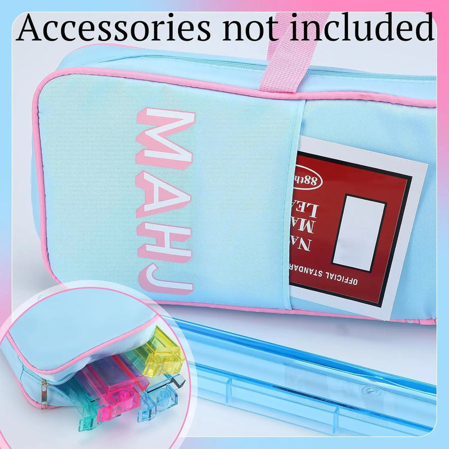 American Mahjong Storage Bag, Large Capacity Travel Bag with Room for Mahjong Racks, view 5