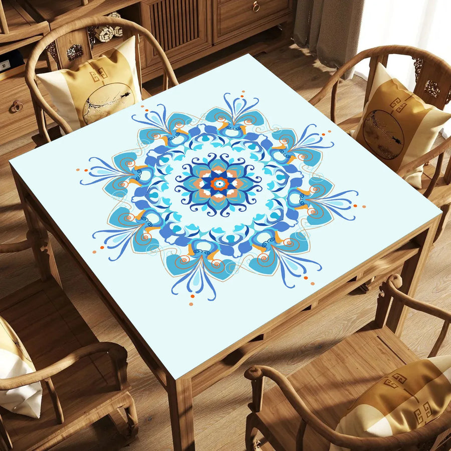 Mahjong Table Mat for 4 Players, Modern Neoprene, Non-Slip, Silent, view 7