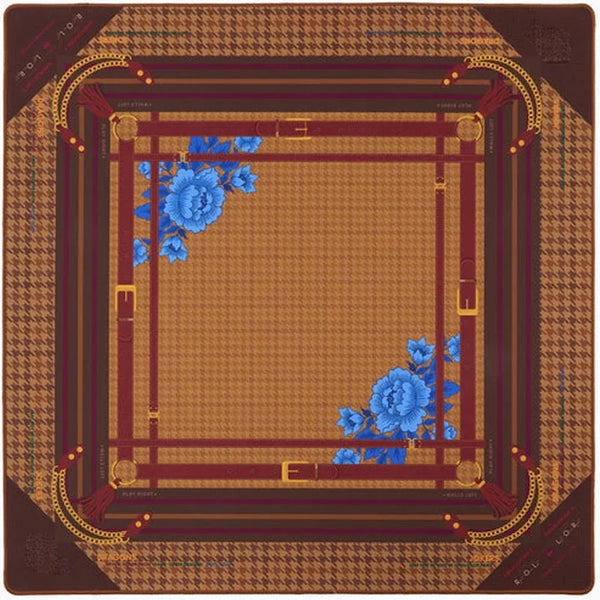 Mahjong Table Mat, Natural Rubber, Quiet, Waterproof, Non-Slip, Minimalist Design