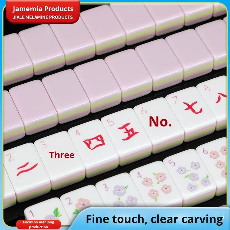 American Mahjong Set, 160 Tiles, 4 Layer Acrylic, Lavender Purple Lilac, view 5