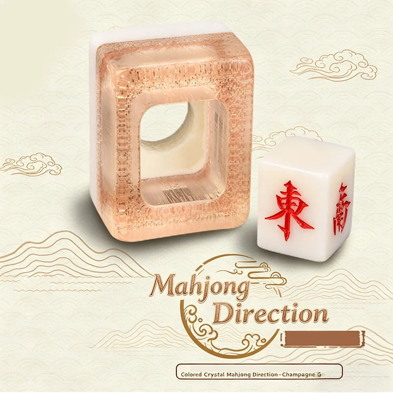 Mahjong Direction Indicator, Six-Sided Acrylic, Right Angle Corners, Multiple Colors, view 12