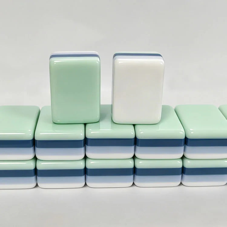 American Mahjong Tile Set for 4 Players, Acrylic Tiles, Pink Purple