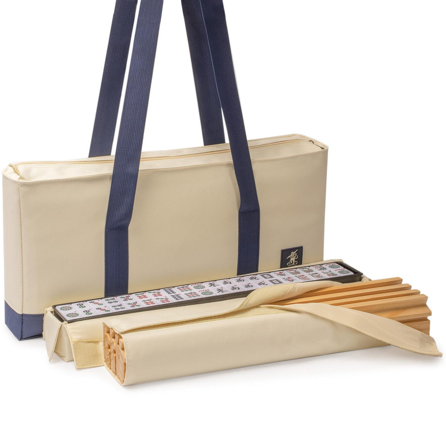 American Mahjong Set with Quilted Polyurethane Bag and 166 Tile Storage Case, view 2