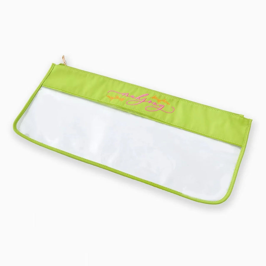 Mahjong Storage Bag with Embroidered Letters, Large Capacity Portable Travel Bag, view 8