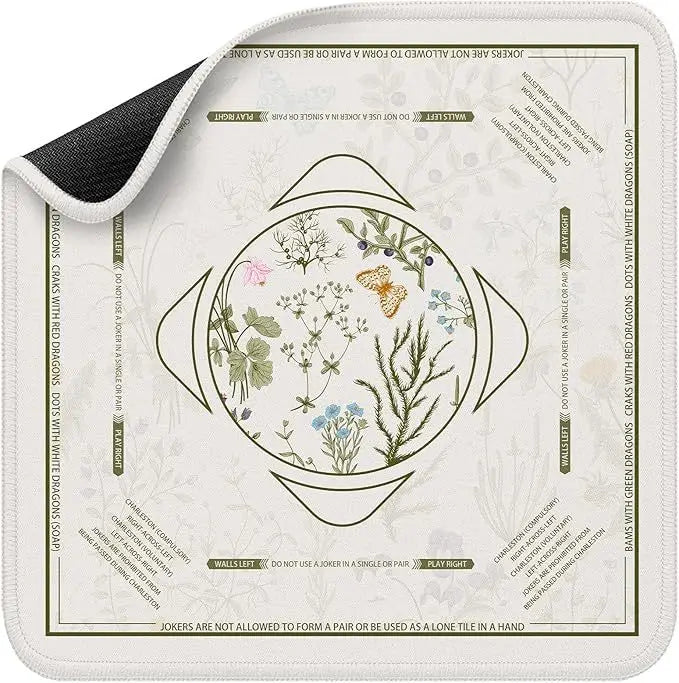 Mahjong Table Mat, Thickened, Absorbent, Stain Resistant, Easy to Clean, Noise Reducing, view 6