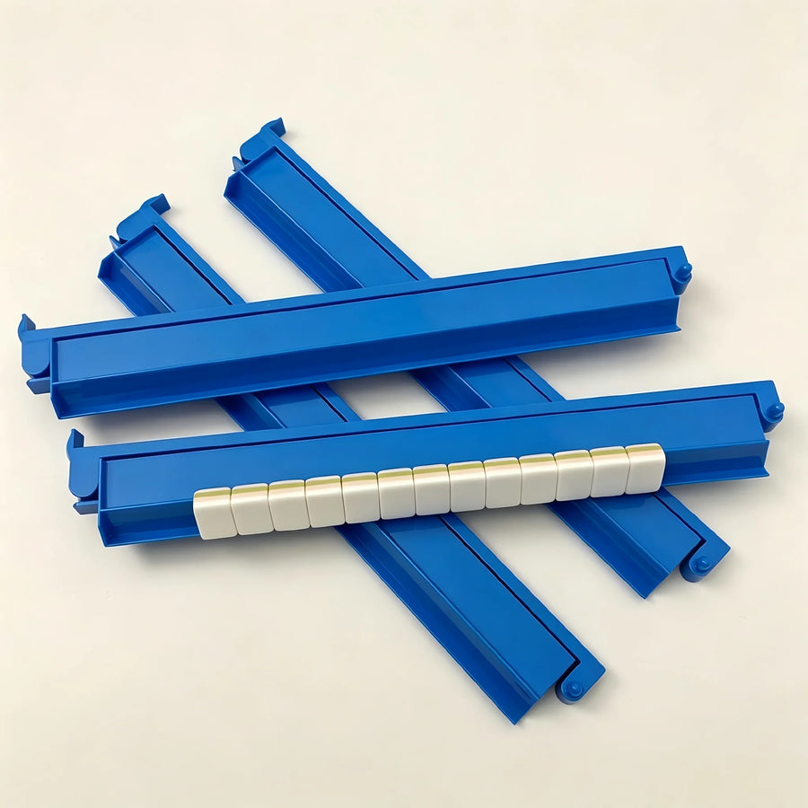 Mahjong Racks and Pushers in Acrylic, Clear, Tortoiseshell or Multicolor
