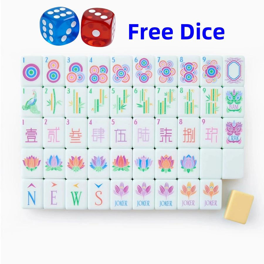 American Mahjong Tiles, 160 Piece Travel Set, 4 Layer Engraved, Portable, view 12