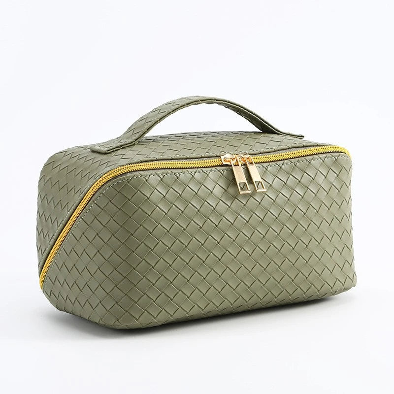 American Mahjong Tile Bag, PU Leather, Waterproof, Ultra Light Portable Storage Bag, view 9